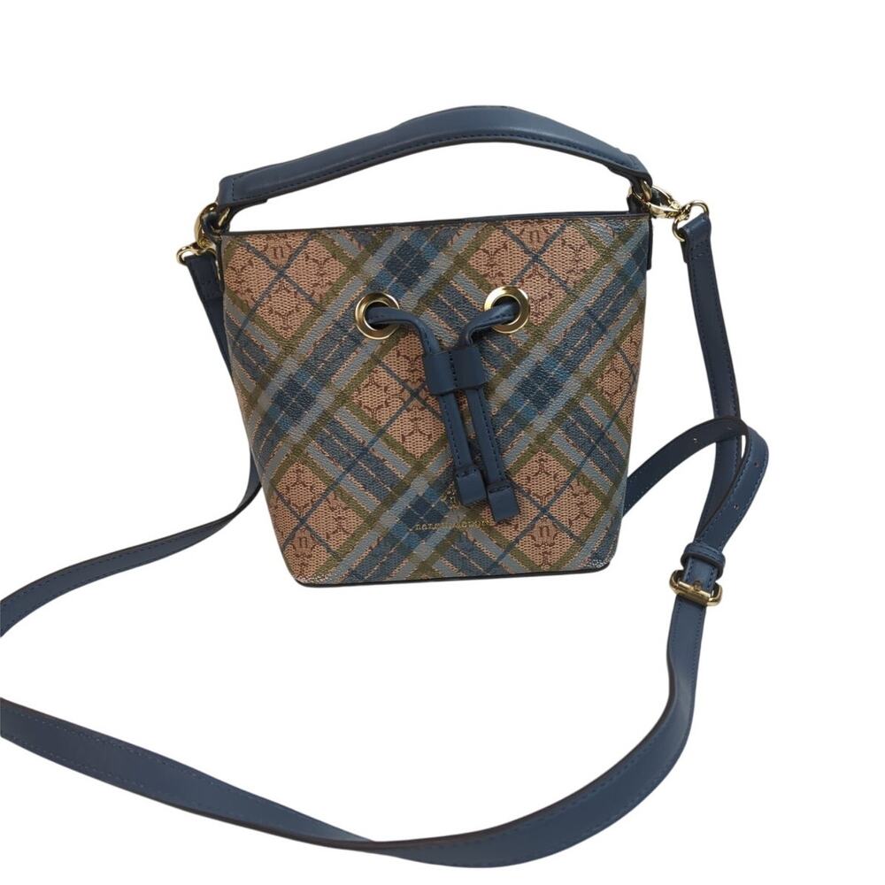 Nanette Lepore Purse Bucket Purse Crossbody Small Blue